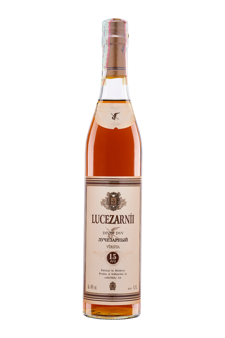 Коньяк "Лучезарный" 15 лет Арома. Suvenir 0,5