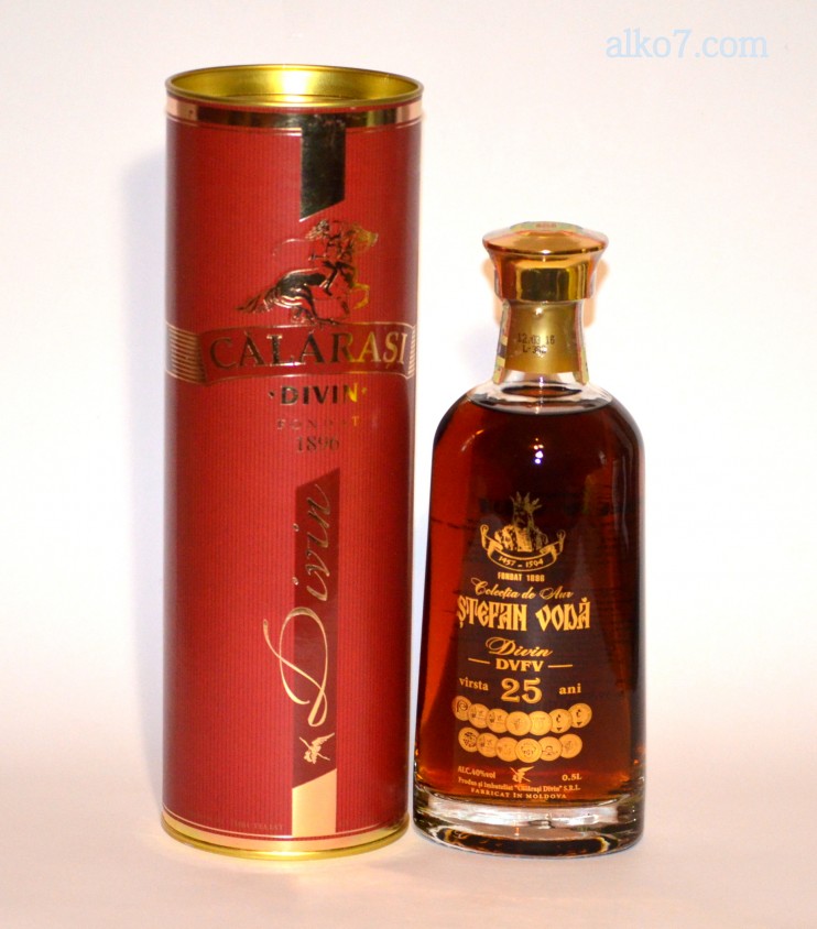 Коньяк "Штефан Водэ" 25 лет Калараш, Золотая коллекция. 0,5 л.