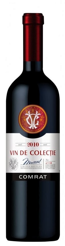 Вино "Мускат" 2010 коллекционное, Комрат. 0,75 л.