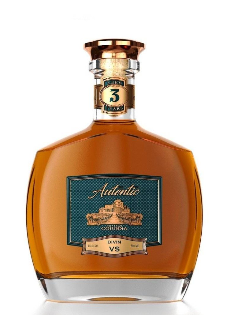 Коньяк «Autentic» VS 3 года, Chateau Cojusna. 0,5 л.