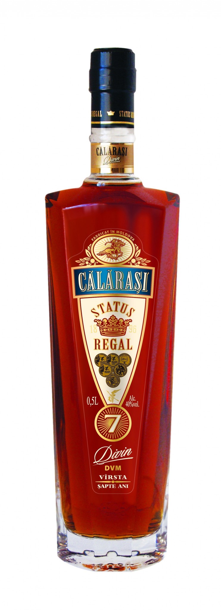 Коньяк "Калараш" 7 лет, Status Regal. 0,5 л.