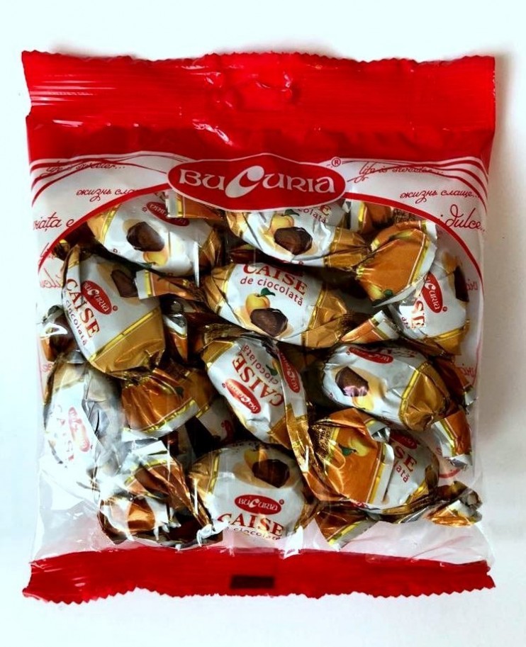 Конфеты "Абрикос в шоколаде" Букурия. 200 г.