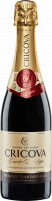 Шампанское "Крикова" Кюве Престиж, сладкое красное.
