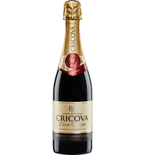 Шампанское "Крикова" Кюве Престиж, сладкое красное.