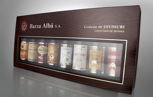 Набор коньяков "Белый Аист" Барза Албэ по 0,05 л.