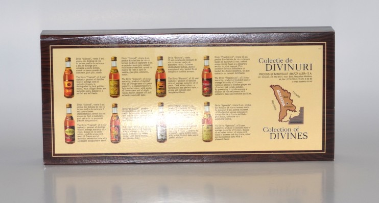 Набор коньяков "Белый Аист" Барза Албэ по 0,05 л.