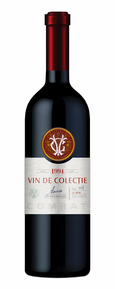 Вино "Ауриу" 1994 коллекционное, Комрат. 0,75 л.