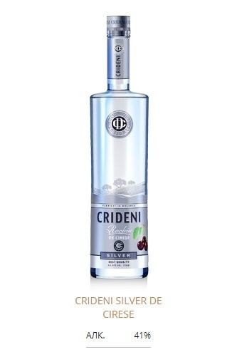 Ракиу «Кридень» из черешни, Silver. 0,5 л.