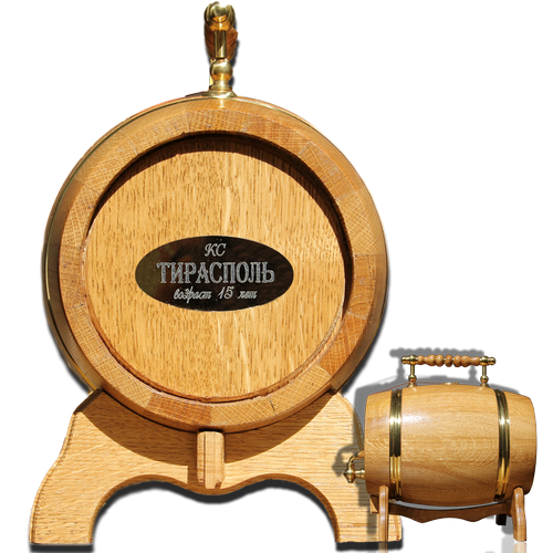 Коньяк "Тирасполь" 15 лет, КВИНТ. бочка 1,5 л.