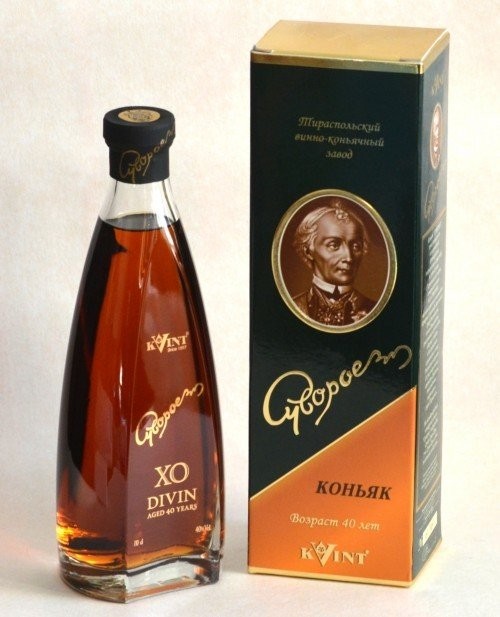 Коньяк Квинт Суворов 40 лет купить