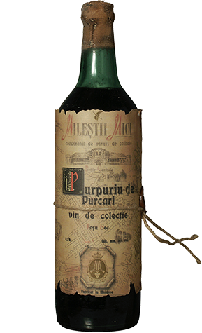 Вино «Пурпуриу де Пуркарь» Милештий Мичь, 1987 года урожая.