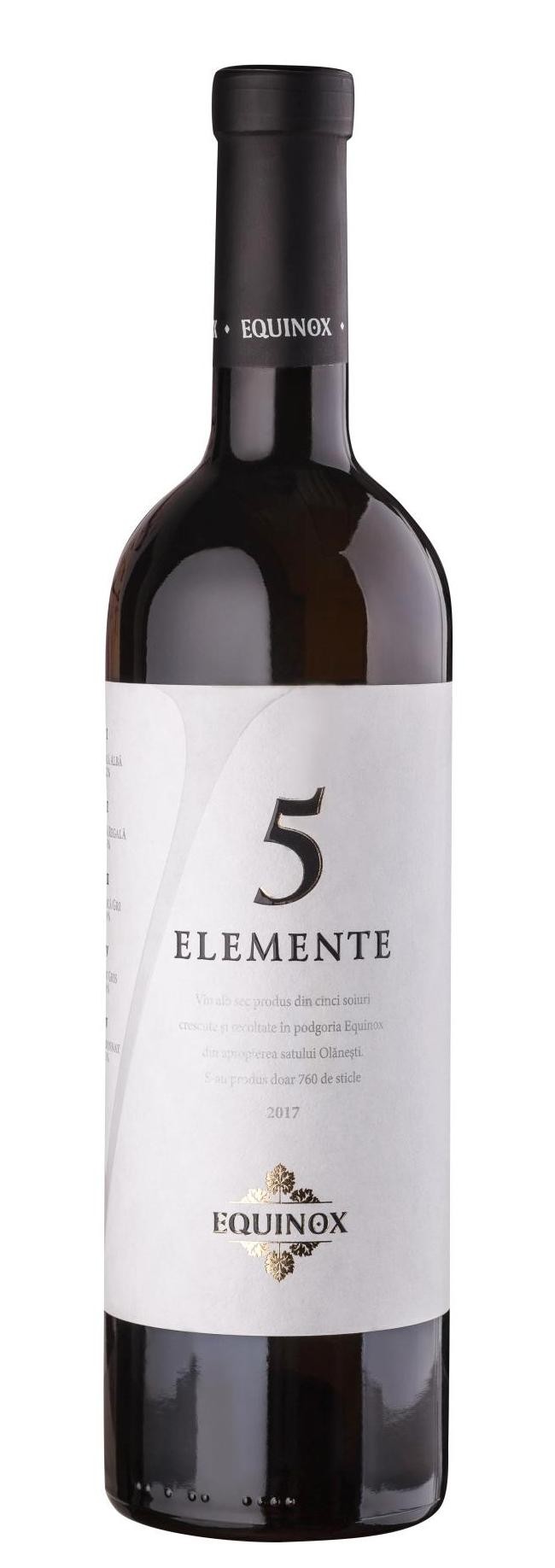 Вино "5 Elemente" 2023 белое, Equinox. 0,75 л.