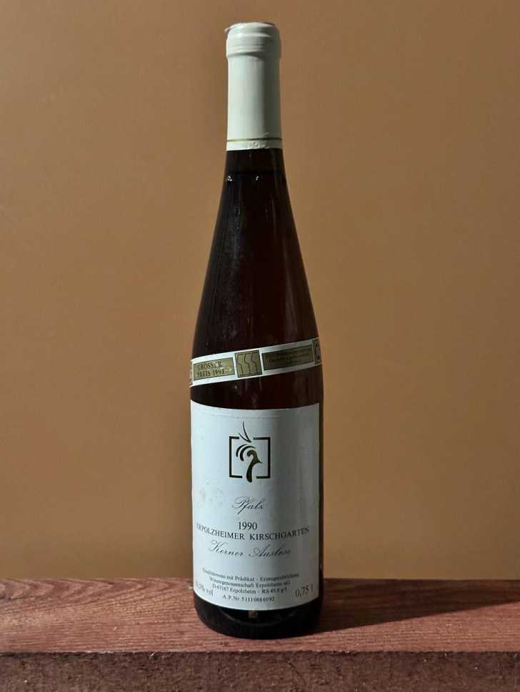 Вино Erpolzheimer Kirschgarten Kerner Auslese 1990 года. 0,7 л