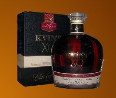 Коньяк "КВИНТ" XO 25 лет. Decanter 0,5 л.