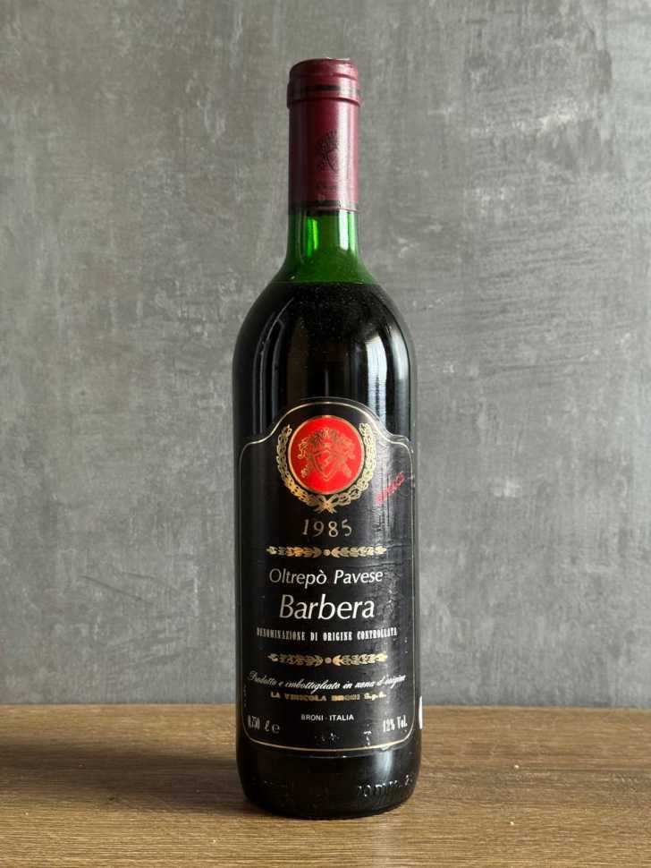 Вино Oltrepò Pavese Barbera 1985 года.