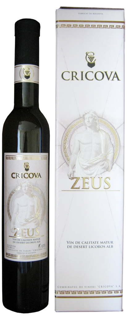 Вино «Зевс» 2009 Cricova. 0,375 л.