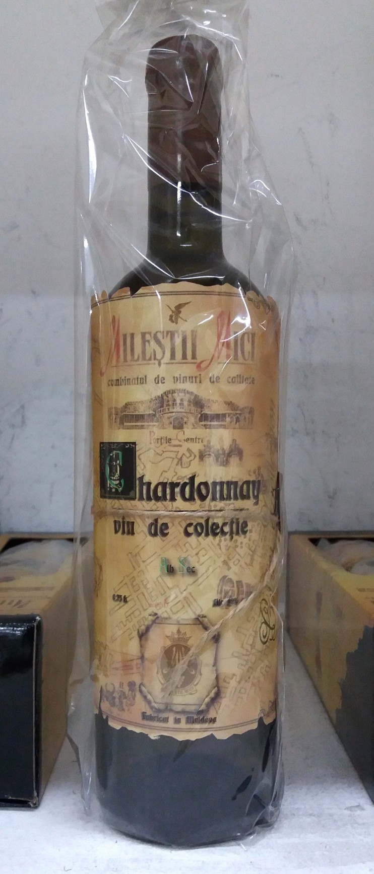 Вино «Шардоне» Милештий Мичь, 2013 года урожая.