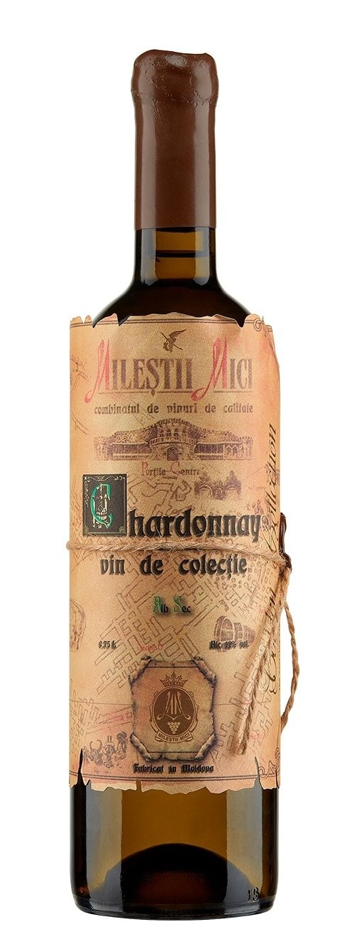 Вино «Шардоне» Милештий Мичь, 2013 года урожая.