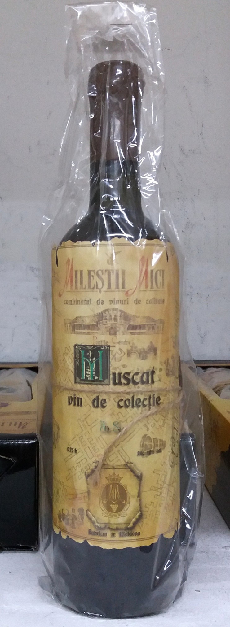 Вино «Мускат» Милештий Мичь, 2014 года урожая.