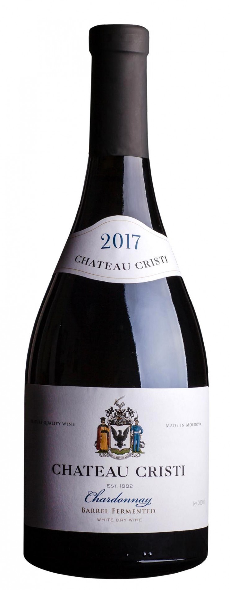 Вино «Chardonnay» 2024 Barrel fermented, Chateau Cristi. 0,75 л.