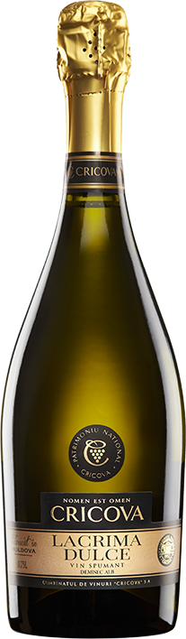 Шампанское "Lacrima Dulce" белое сладкое, Крикова.