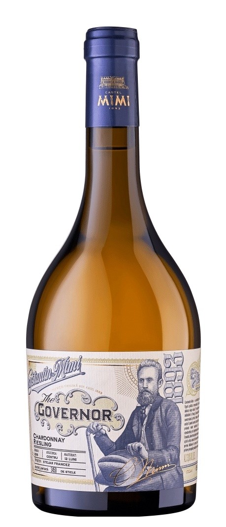 Вино "Губернатор" 2023 Шардоне - Рислинг, Мими. 0,75 л.