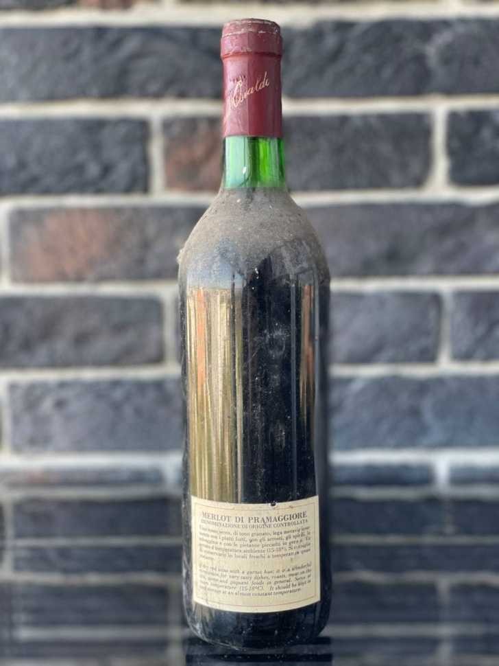 Вино "S. Osvaldo Merlot di Pramaggiore" 1976 года урожая