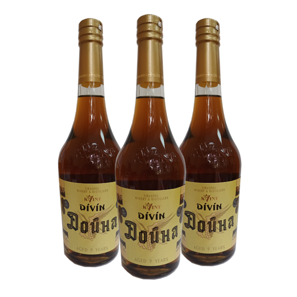 Коньяк КВИНТ "Дойна" 9 лет. Конус 0,5 л.