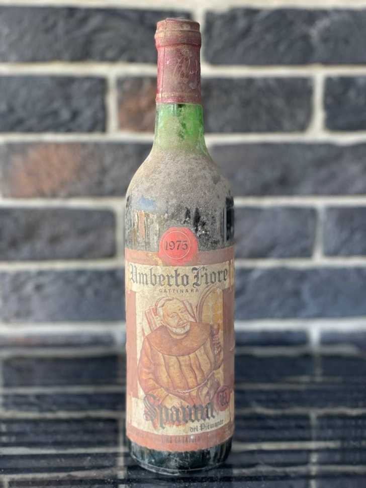 Вино "Umberto Fiore Spanna del Piemonte" 1975 года урожая