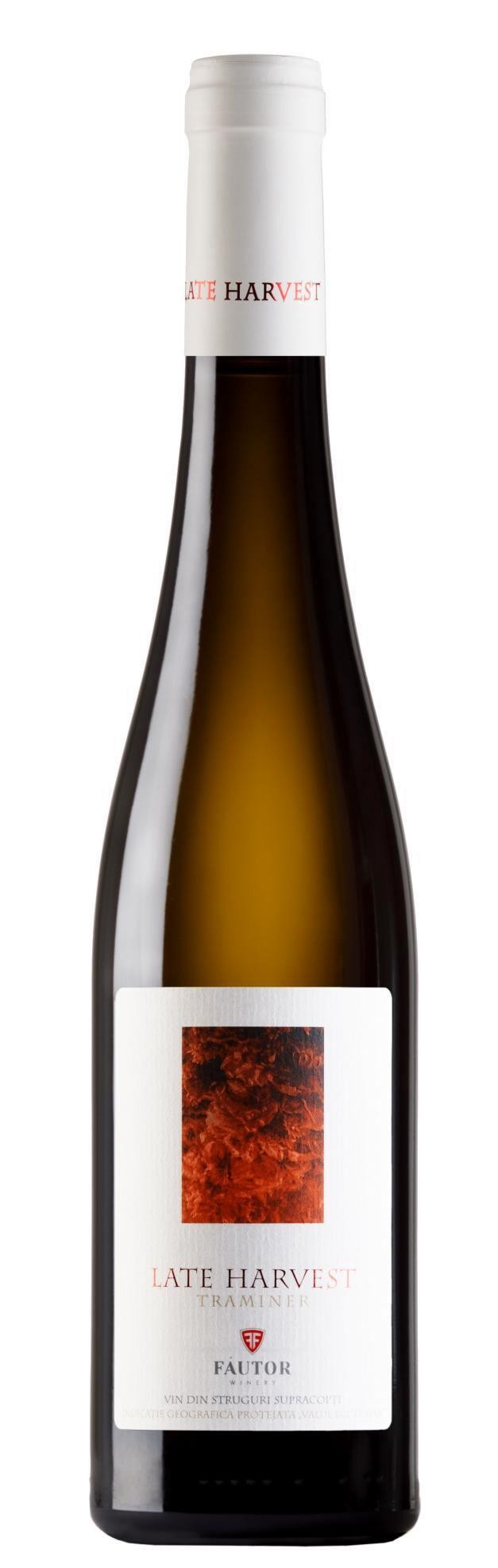 Вино "Late Harvest" 2022 Traminer, Fautor. 0,5 л.
